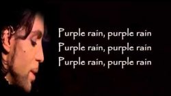 Prince – Purple rain